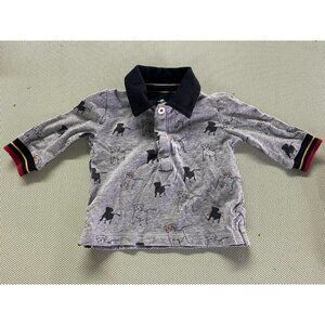 ED ELLEN DEGENERES INFANT BOYS COLLARED DOG SHIRT Size 3M